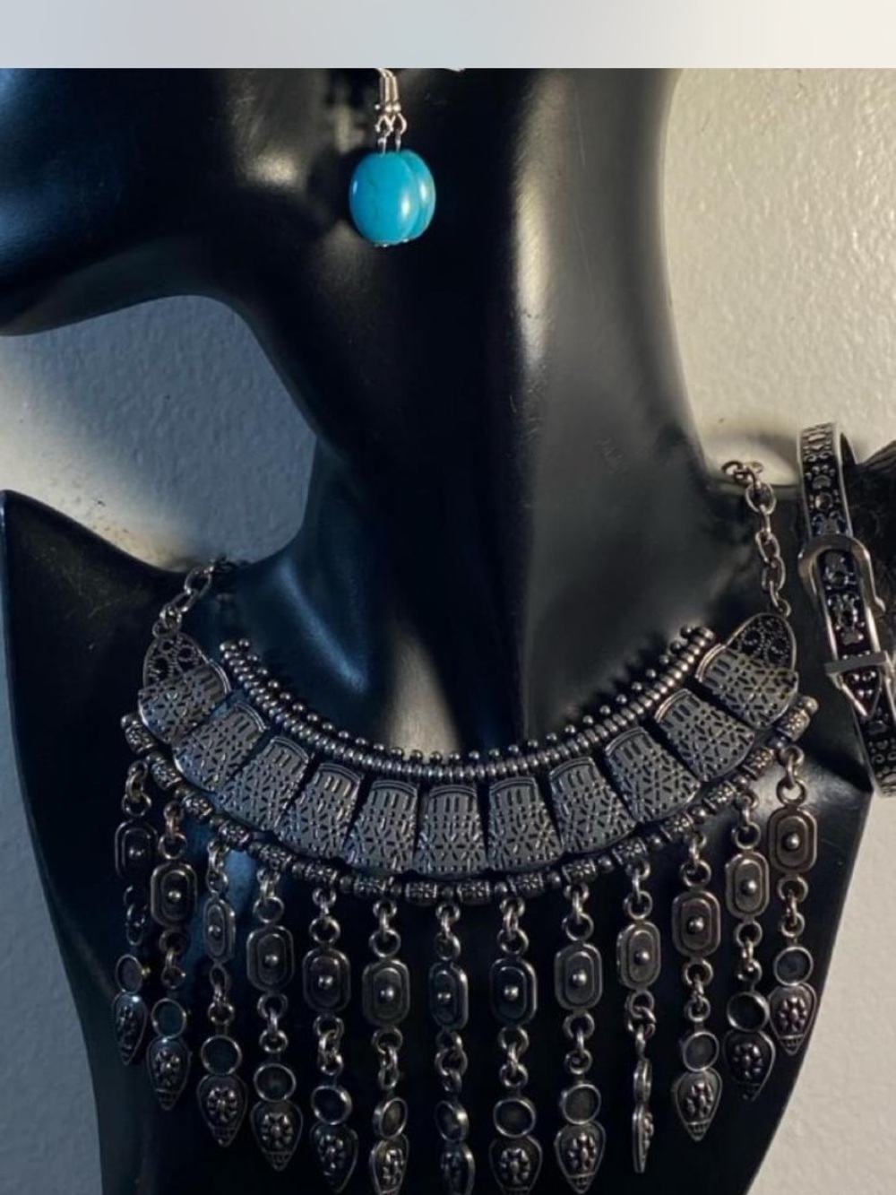 *** Statement ^^^ Southwestern * Necklace / Earrings / Bracelet *^* Silverwear